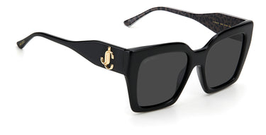Women Jimmy Choo Sunglasses: ELENI/G/S - Black Grey(2) - SpecSMART Eye Clinic (Diagonal View)